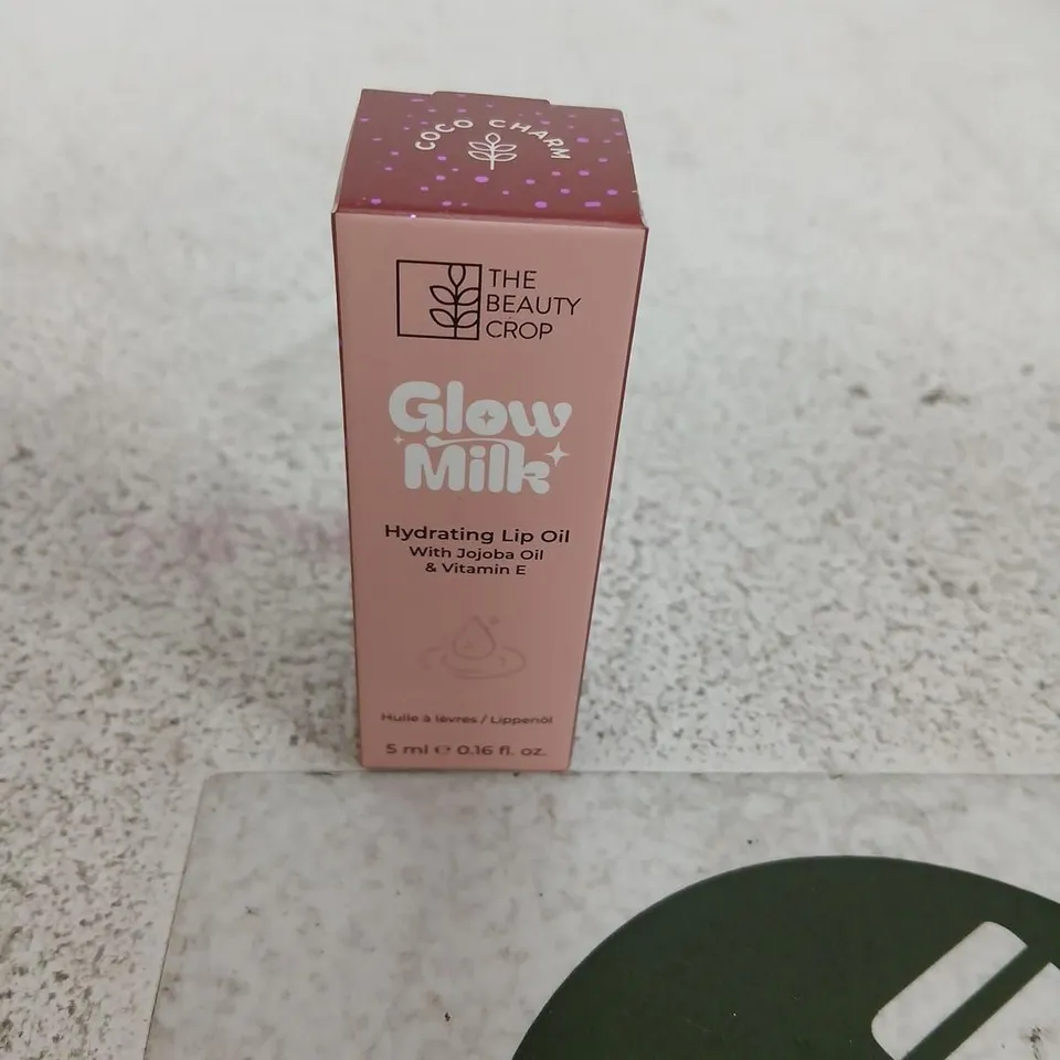 THE BEAUTY CROP GLOW MILK HYDRATING LIP OIL – PINK BOXED