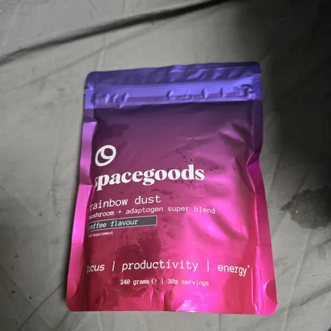 SPACEGOODS RAINBOW DUST β MUSHROOM + ADAPTOGEN SUPER BLEND, COFFEE FLAVOUR, 240 G
