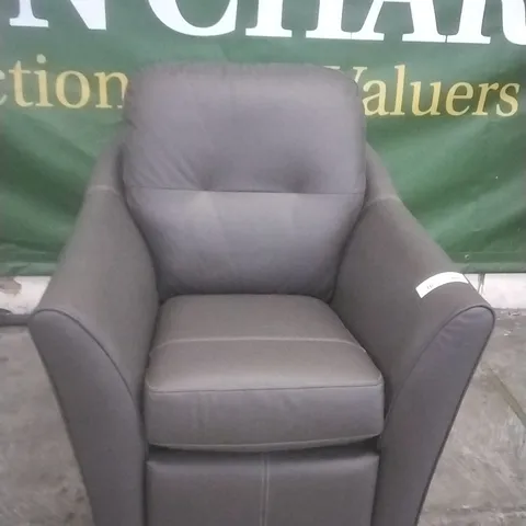 QUALITY G-PLAN BRITISH MADE HARDWOOD FRAMED FLINT CAMBRIDGE EARTH SEIVEL CHAIR