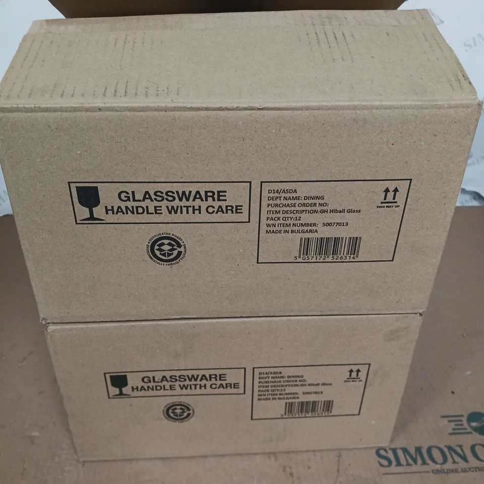 LOT OF 24 HIGH BALL GLASSES