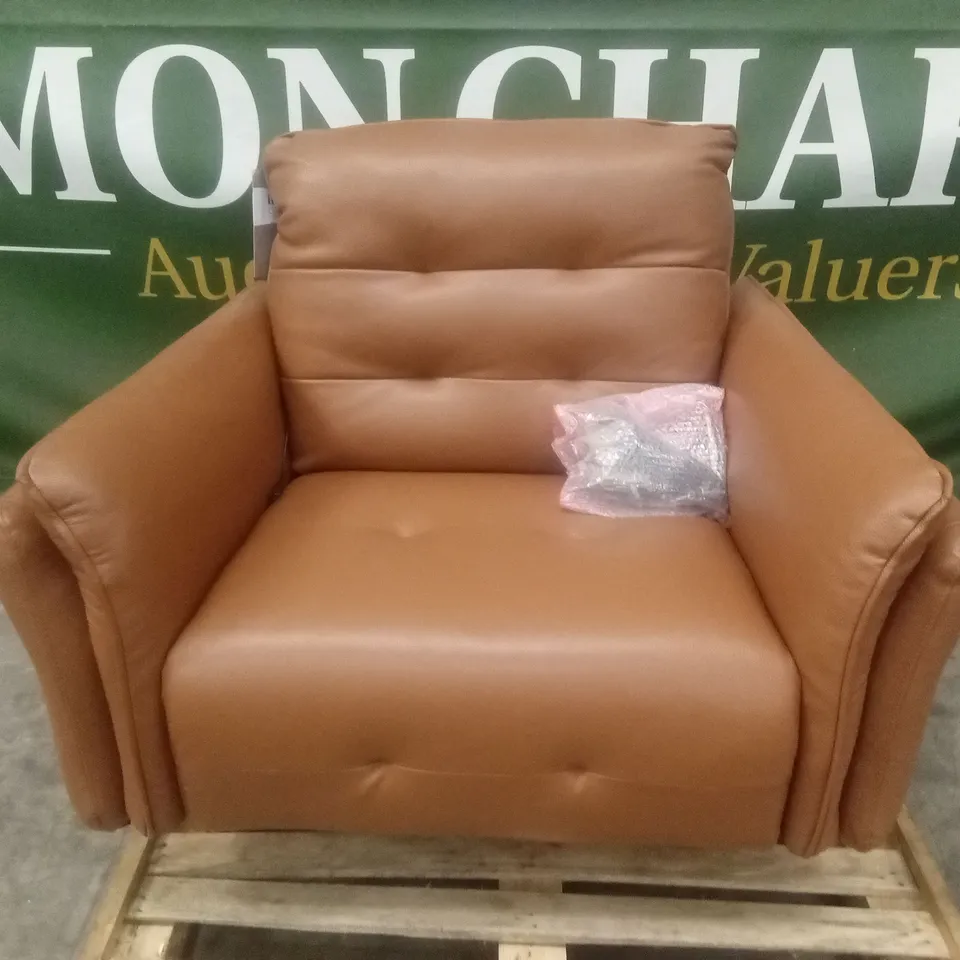 QUALITY DESIGNER ITALIAN MADE BOLZANO POWER RECLINER LEATHER ARMCHAIR