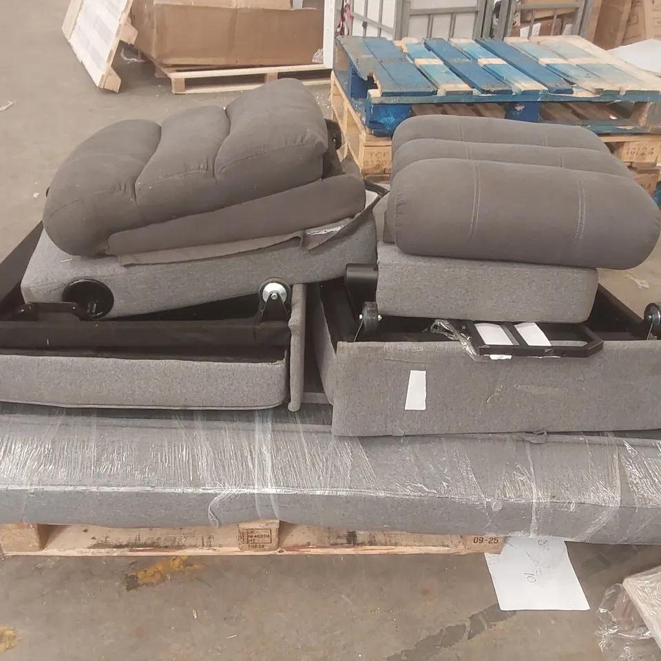 PALLET CONTAINING ASSORTED DESIGNER SOFA PARTS ECT
