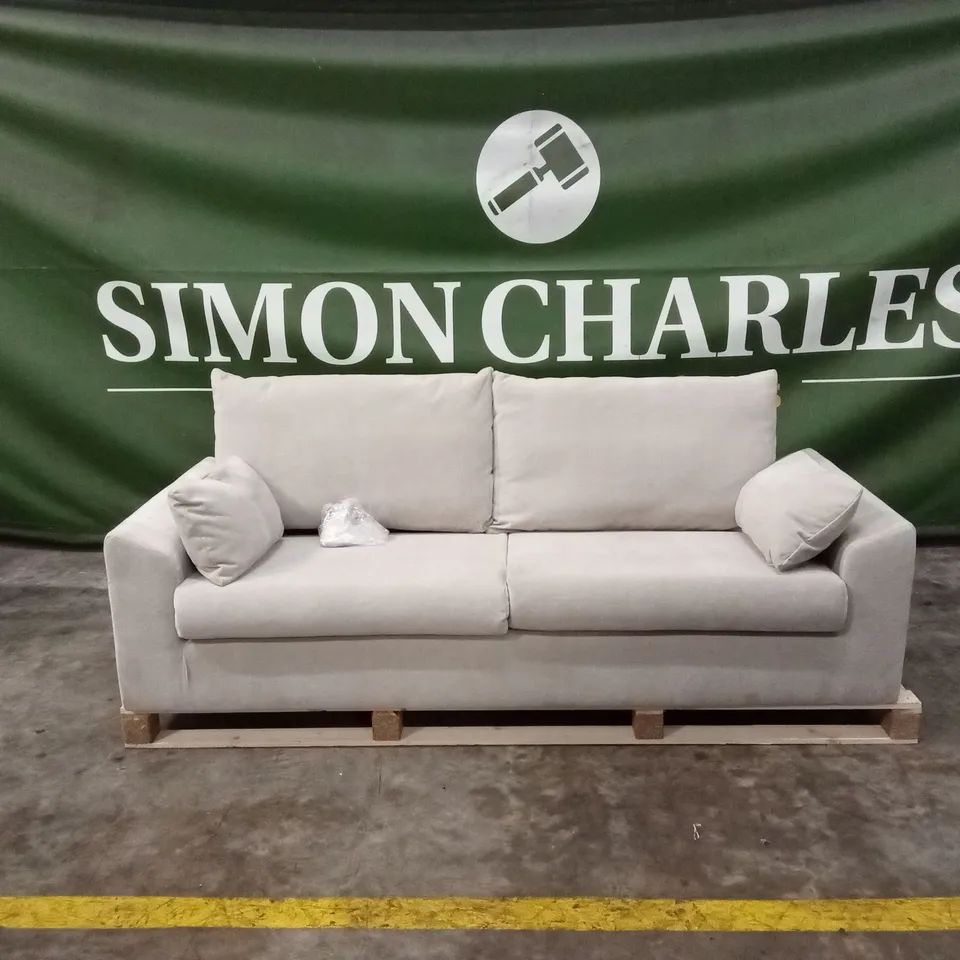 BARCELONA 3 SEATER SOFA - NATURAL RRP £629