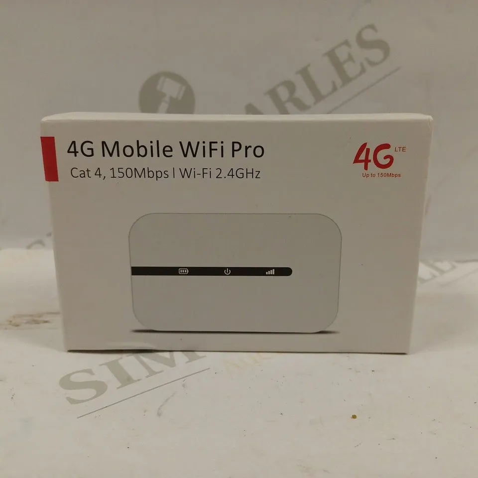 BOXED 4G MOBILE WIFI PRO CAT 4, 150MBPS WI-FI 2.4GHZ 