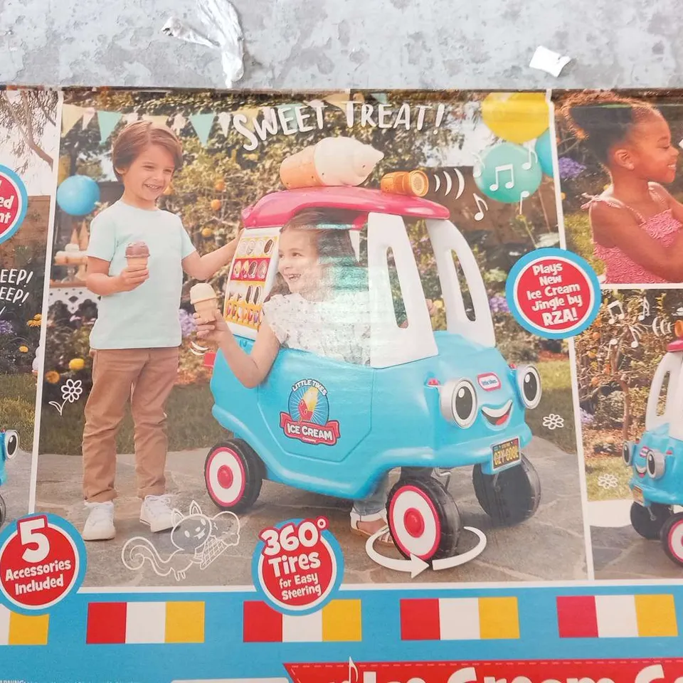 BOXED LITTLE TIKES ICE CREAM COZY TRUCK