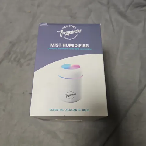 DESIGNER FRAGRANCES MIST HUMIDIFIER - USB-POWERED, BOXED 