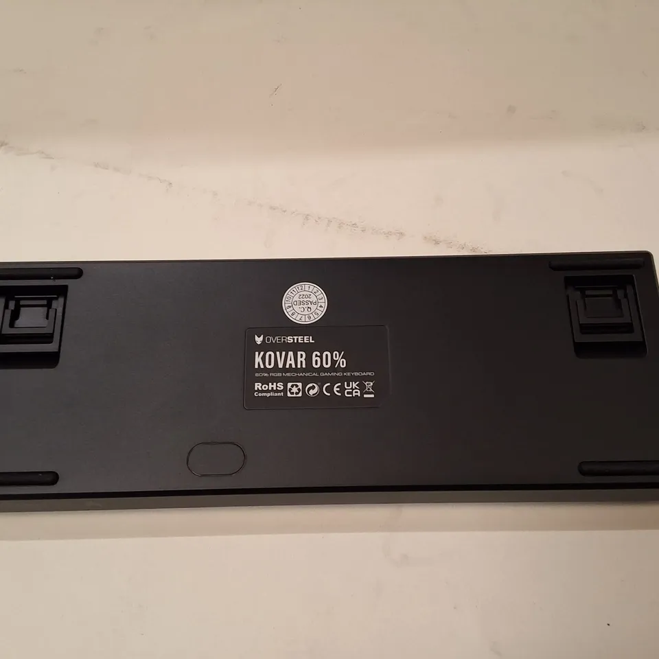 BOXED OVERSTEEL KOVAR 60% RGB GAMING KEYBOARD