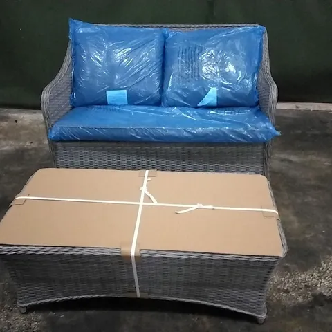 HAMILTON WICKER COFFEE SET