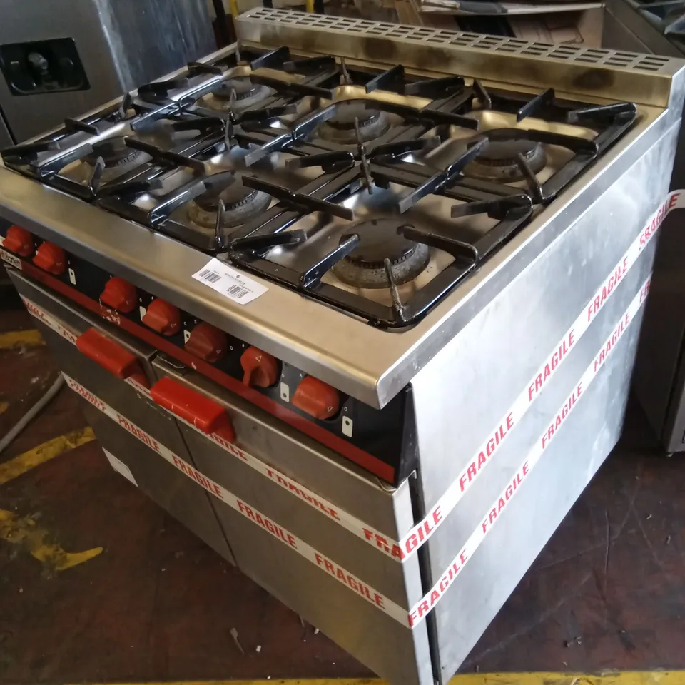 BARTLETT YEOMAN 6-BURNER COMMERCIAL GAS OVEN