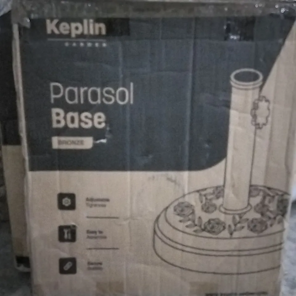 BOXED PARASOL BASE BRONZE