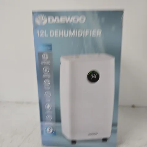 DAEWOO 12L DEHUMIDIFIER – BOXED