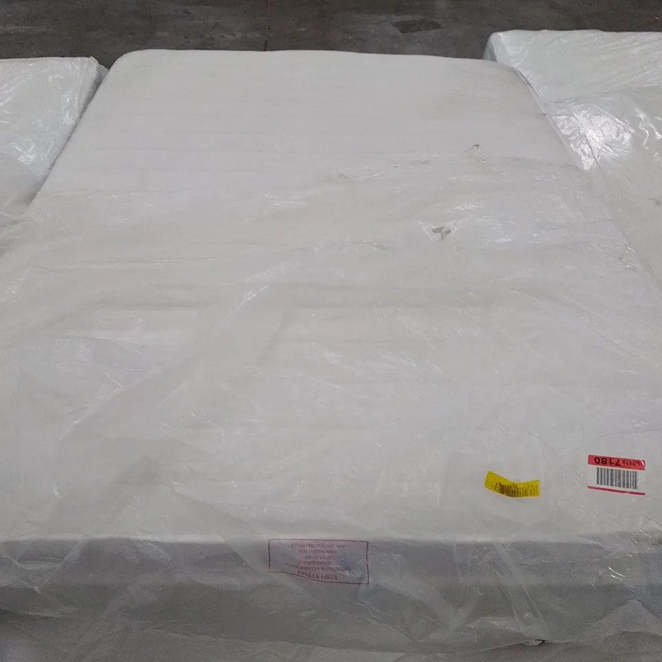 QUALITY BAGGED 4'6" DOUBLE CAIRO MEMORY FOAM OPEN COIL MATTRESS 