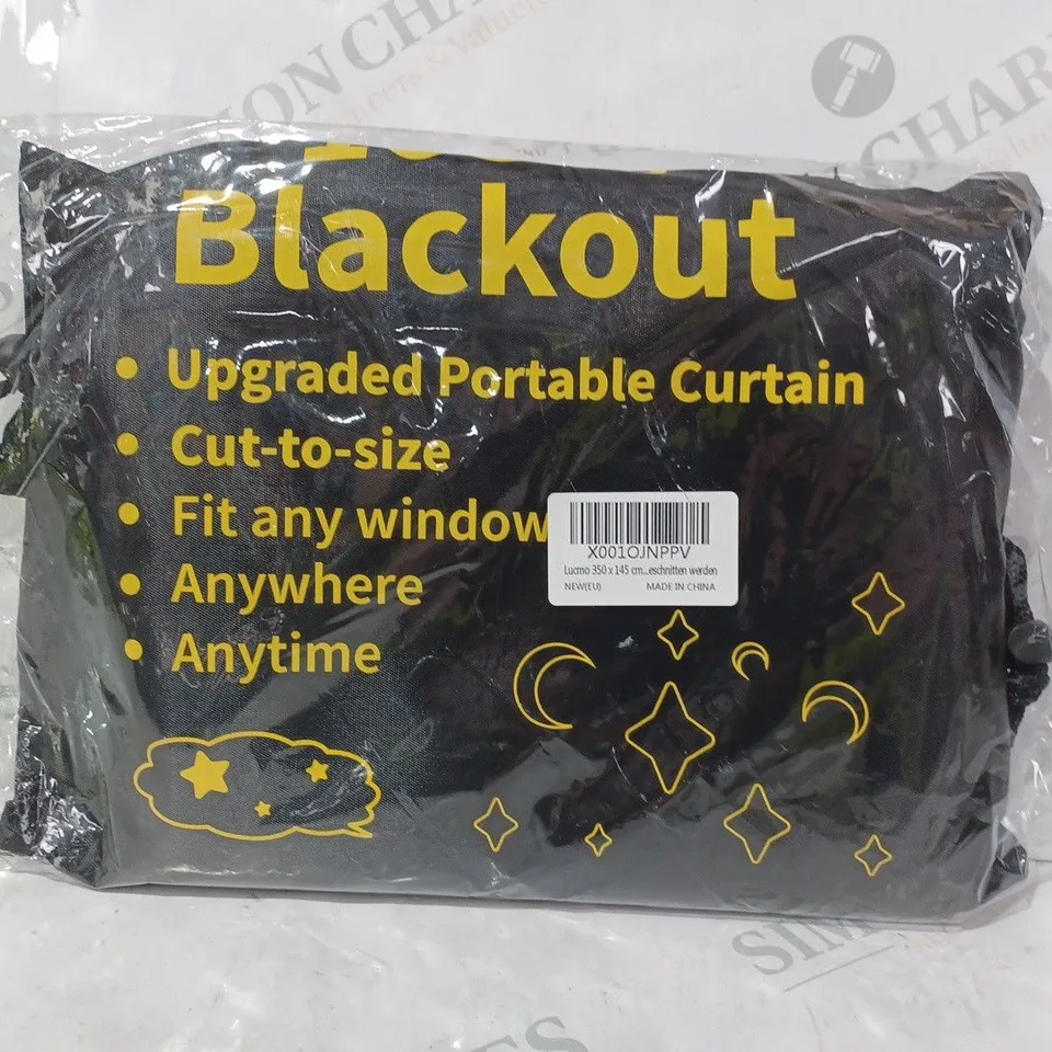 LUCMO 350 X 145 CM PORTABLE 100% BLACKOUT CURTAIN