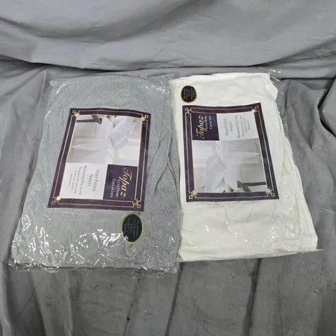 BOX OF APPROX 30 DEEP FITTED SHEETS