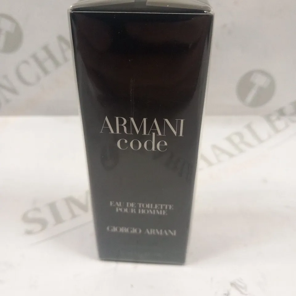 BOXED AND SEALED ARMANI CODE EAU DE TOILETTE GIORGIO ARMANI 15ML