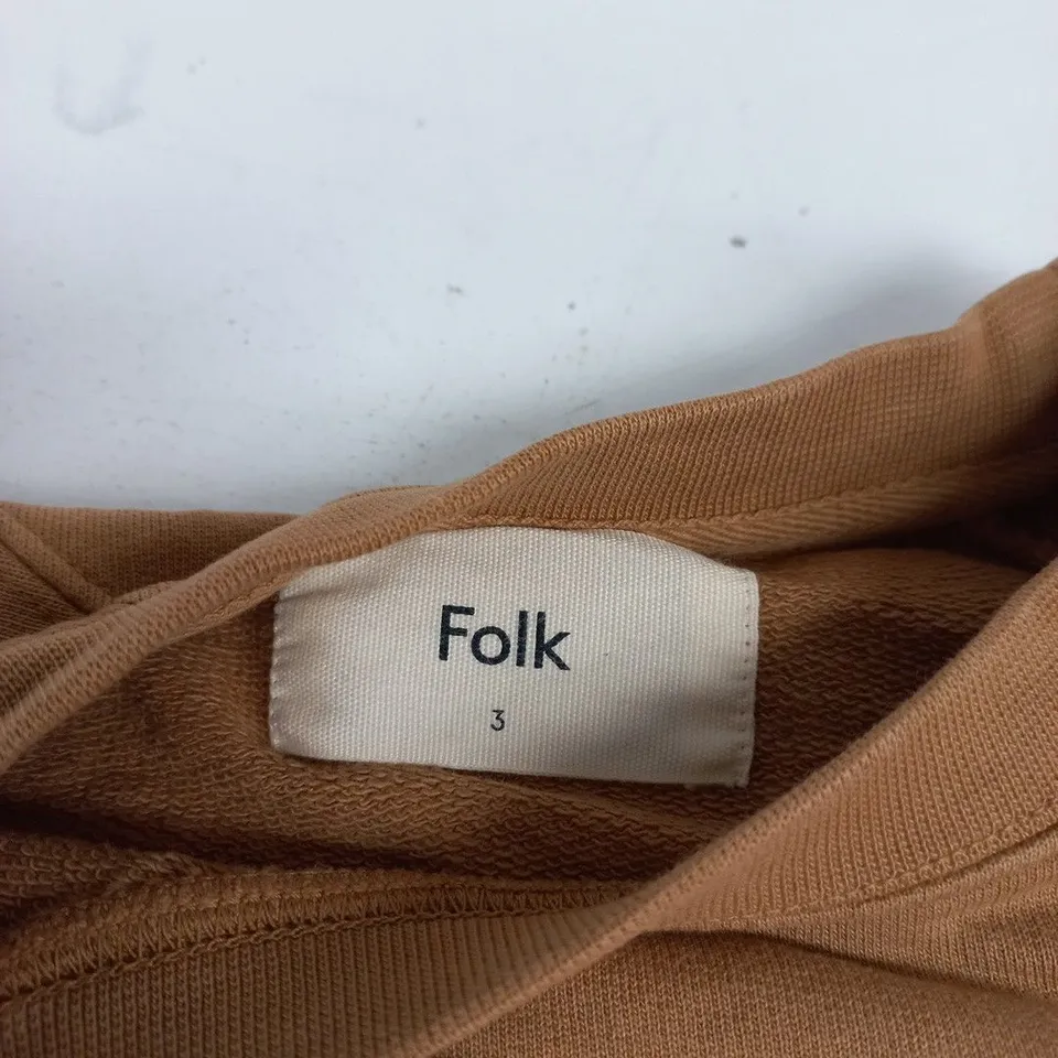 FOLK JUMPER – BROWN, SIZE 3 (MENS MEDIUM)