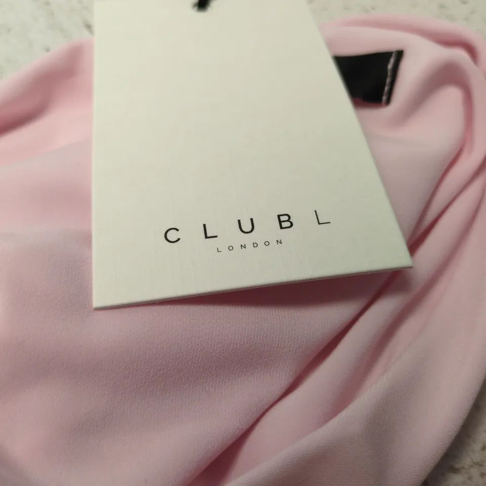 CLUB L LONDON PINK MAXI DRESS – UK 10