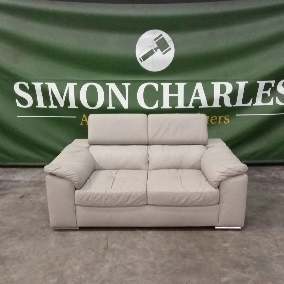 BRADY 100% PREMIUM LEATHER 2 SEATER SOFA RRP £1099