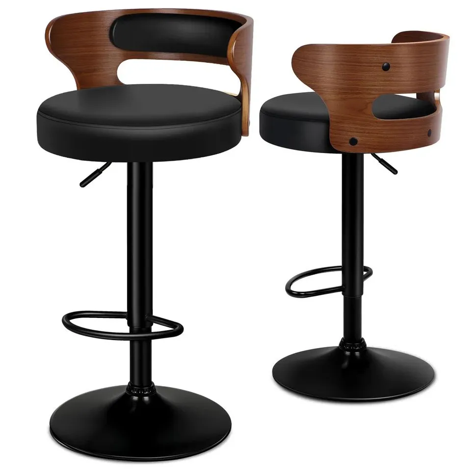 BOXED REPPERT HEIGHT ADJUSTABLE SWIVEL BAR STOOL (SET OF 2)