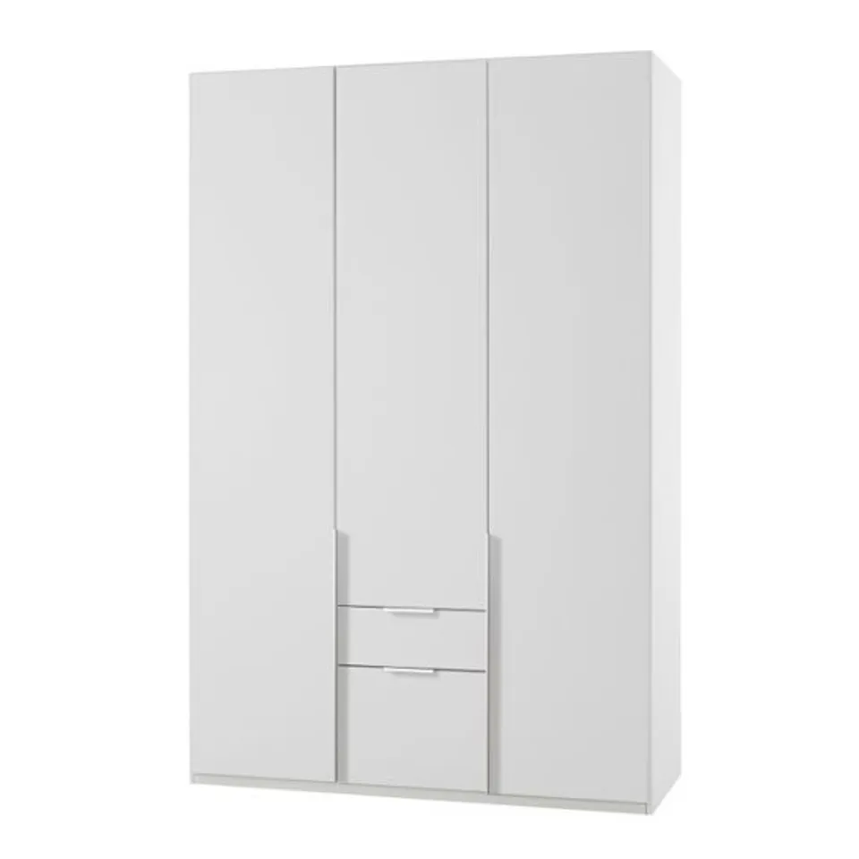 BRAND NEW BOXED NEW YORK WOODEN 3 DOOR WARDROBE IN WHITE (5 BOXES)