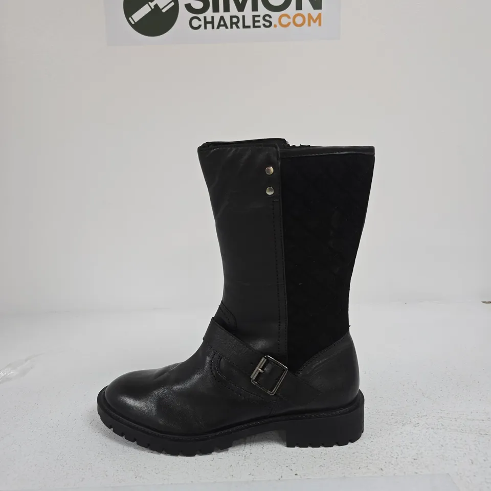 RAVEL CALF BOOT – BLACK, UK 7 (EUR 40)