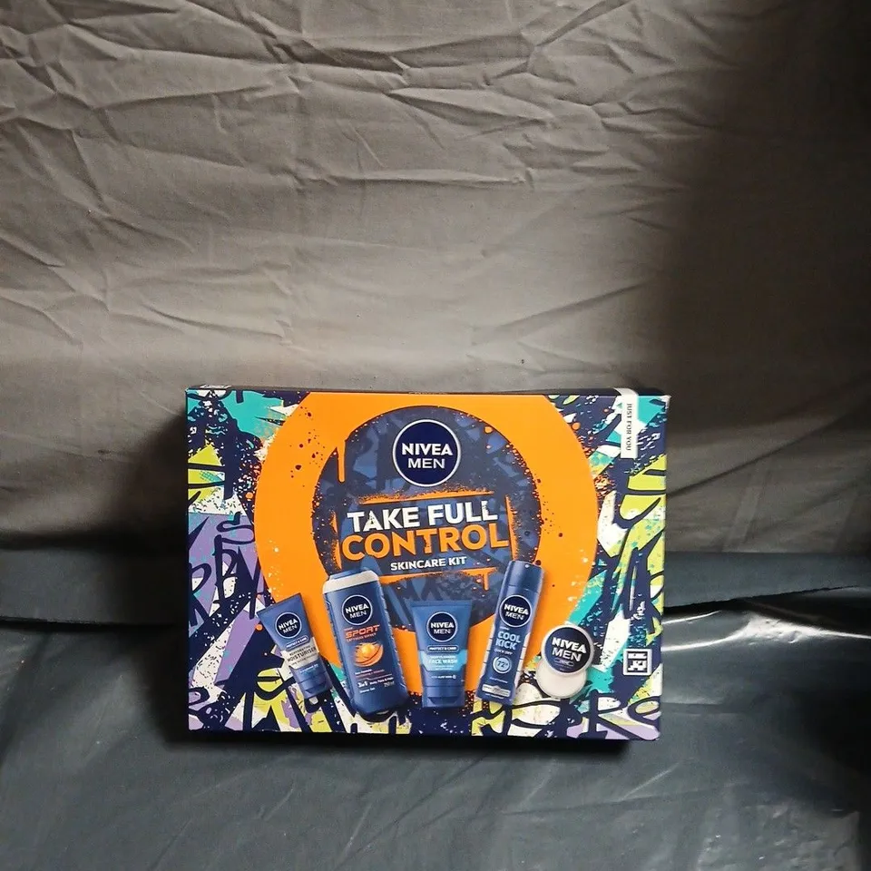 NIVEA MEN TAKE FULL CONTROL SKINCARE KIT – BOXED
