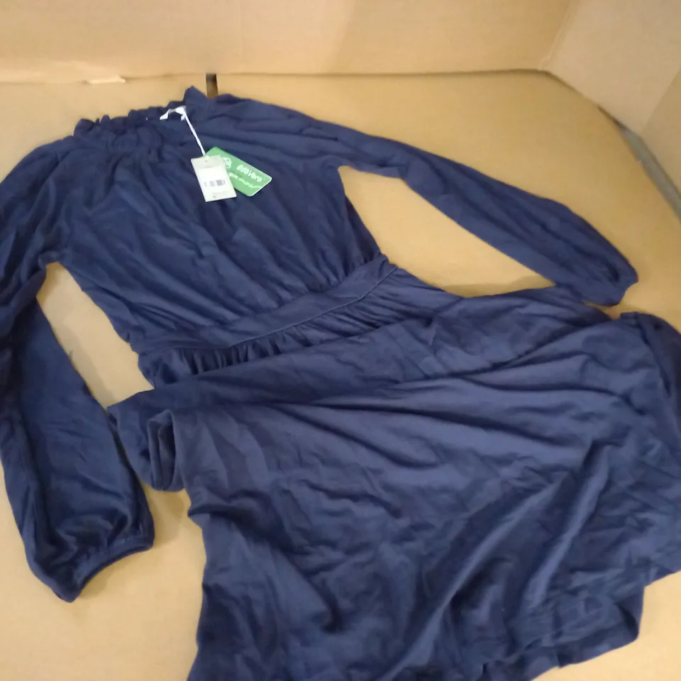 BODEN NAVY LONG SLEEVE DRESS - UK 8R