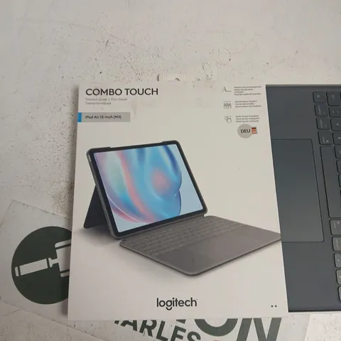 LOGITECH COMBO TOUCH KEYBOARD CASE FOR IPAD AIR 13 INCH – DARK GREY GERMAN LAYOUT