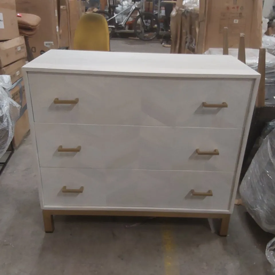 ATKIN AND THYME CHEVRON CHEST OF DRAWERS