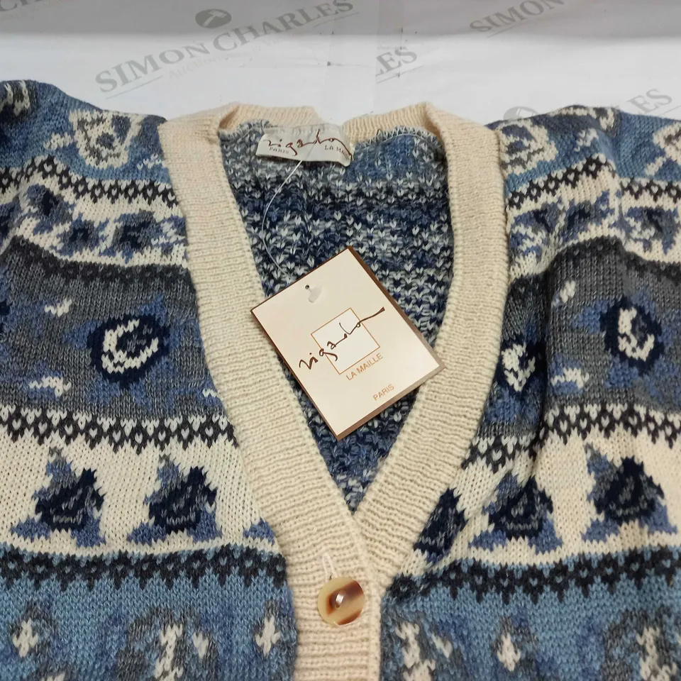 LOT OF 16 LA MEILLE BUTTON FRONT CARDIGANS - SIZE UNSPECIFIED