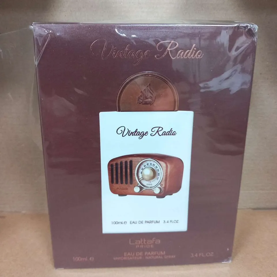 BOXED LATTAFA PRIDE VINTAGE RADIO EAU DE PARFUM 100ML