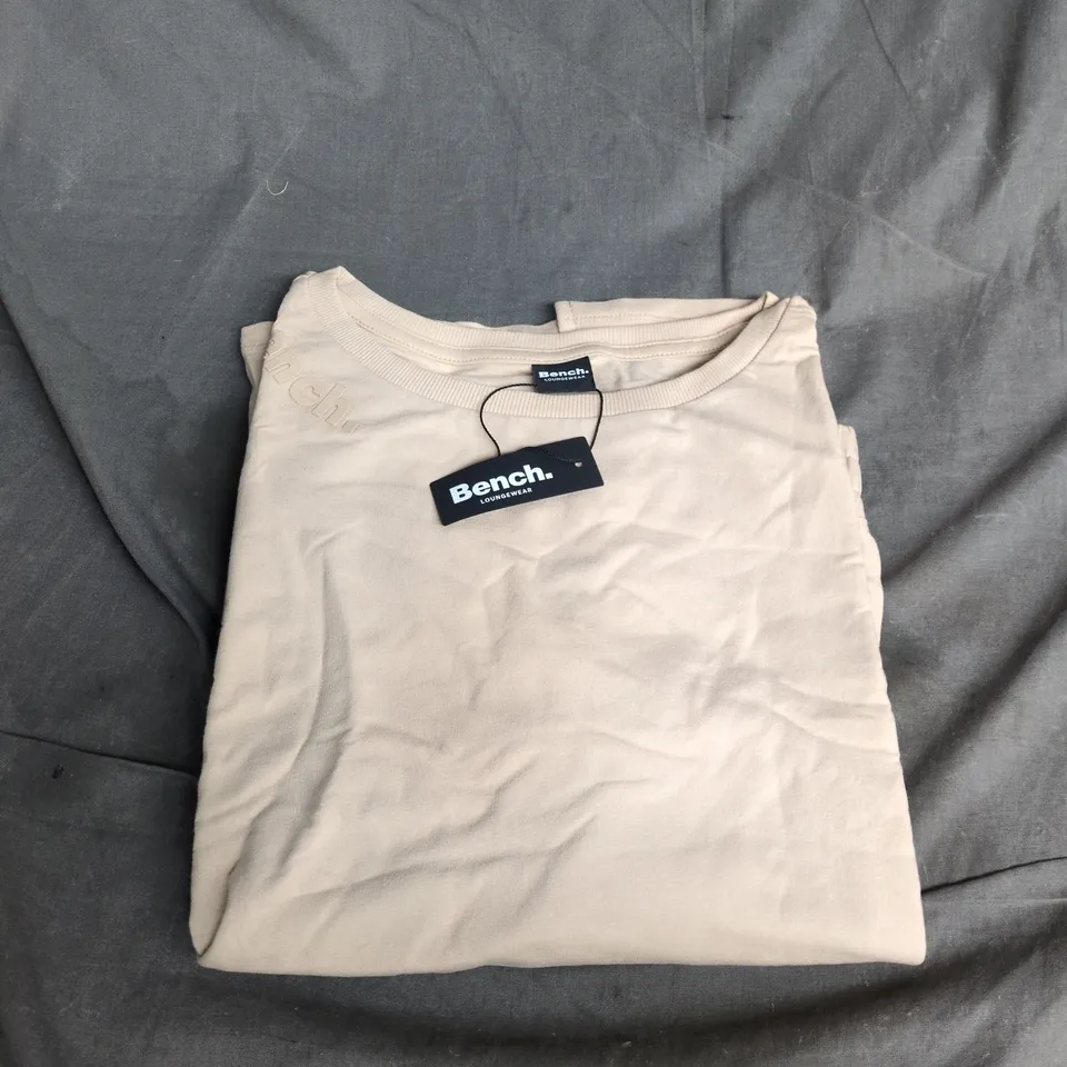 BENCH LOUNGEWEAR CREWNECK SWEATSHIRT – BEIGE 22/24