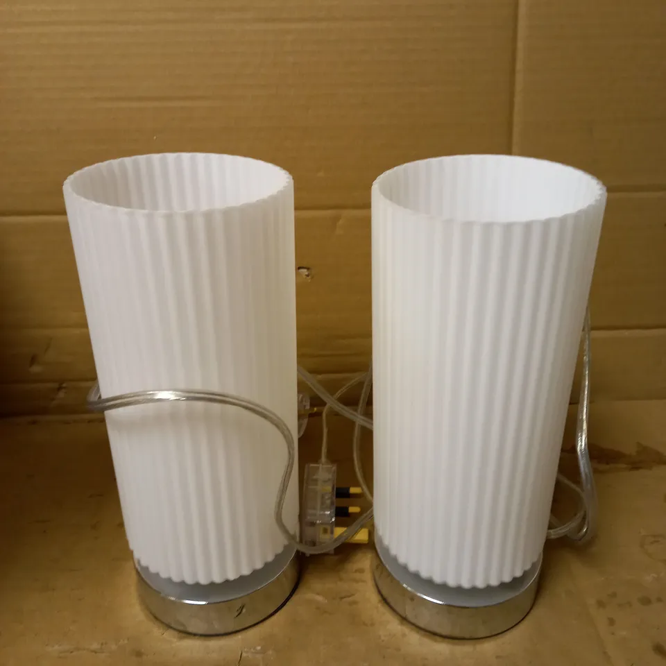 JOHN LEWIS RIDGE TOUCH LAMP DUO