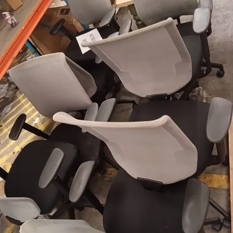 SET OF APPROXIMATELY 8 ASSORTED OFFICE CHAIRS