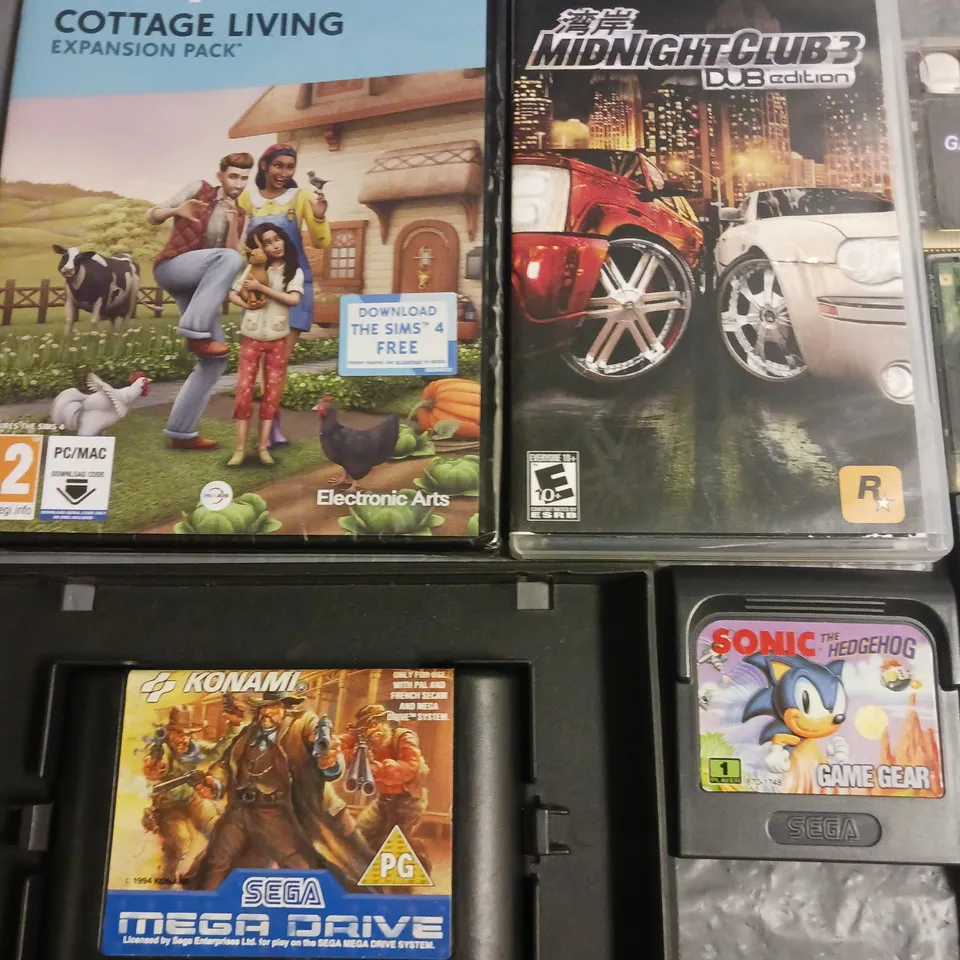 LOT OF 11 ASSORTED GAMING ITEMS TO INCLUDE ZELDA LINKS AWAKENING FOR GAMEBOY, MARIO KART 64 AND MIDNIGHT CLUB FOR PSP
