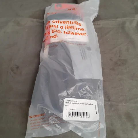 SEALED SEALSKINZ STANFORD WATERPROOF ALL WEATHER SPORTING GLOVES IN OLIVE SIZE L
