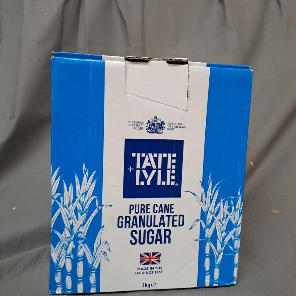 TATE & LYLE PURE CAN GRANULATED SUGAR 3KG