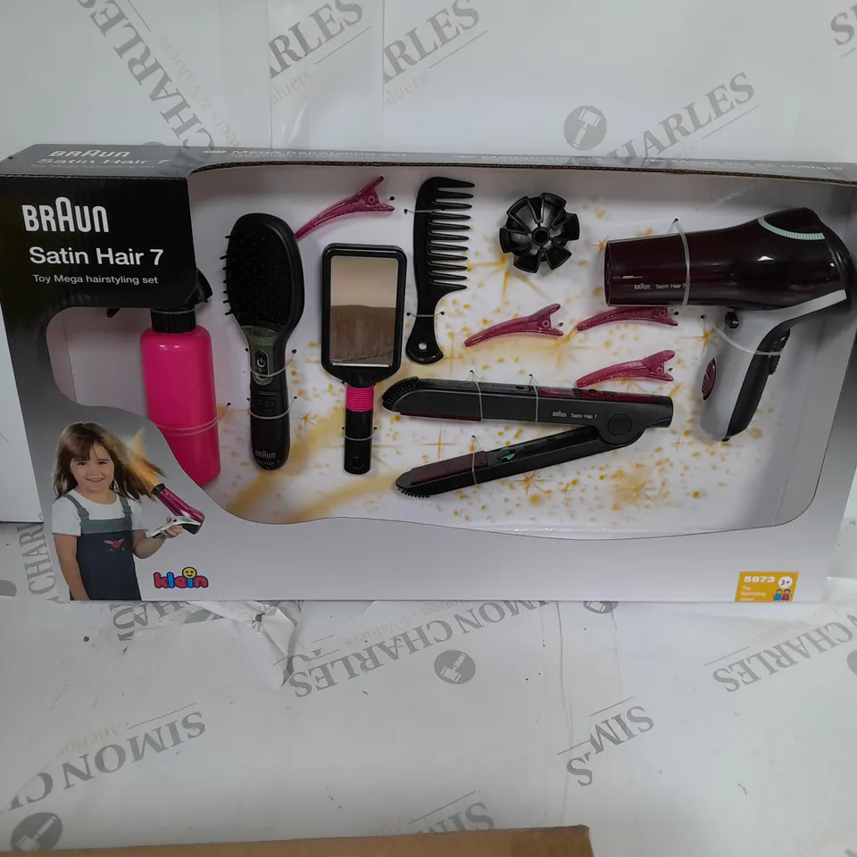 BRAUN MEGA HAIRSTYLING TOY GIFT SET RRP £34.99
