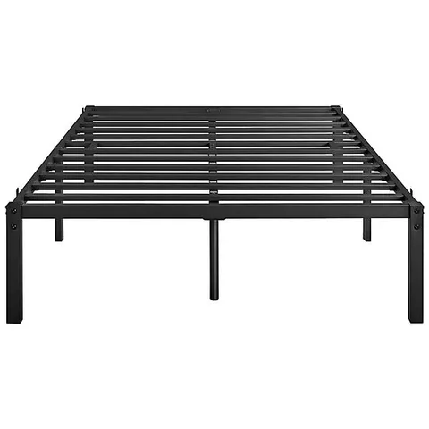 BOXED YAHEETECH METAL BED FRAME - BLACK // SIZE: 135 X 190cm (1 BOX)