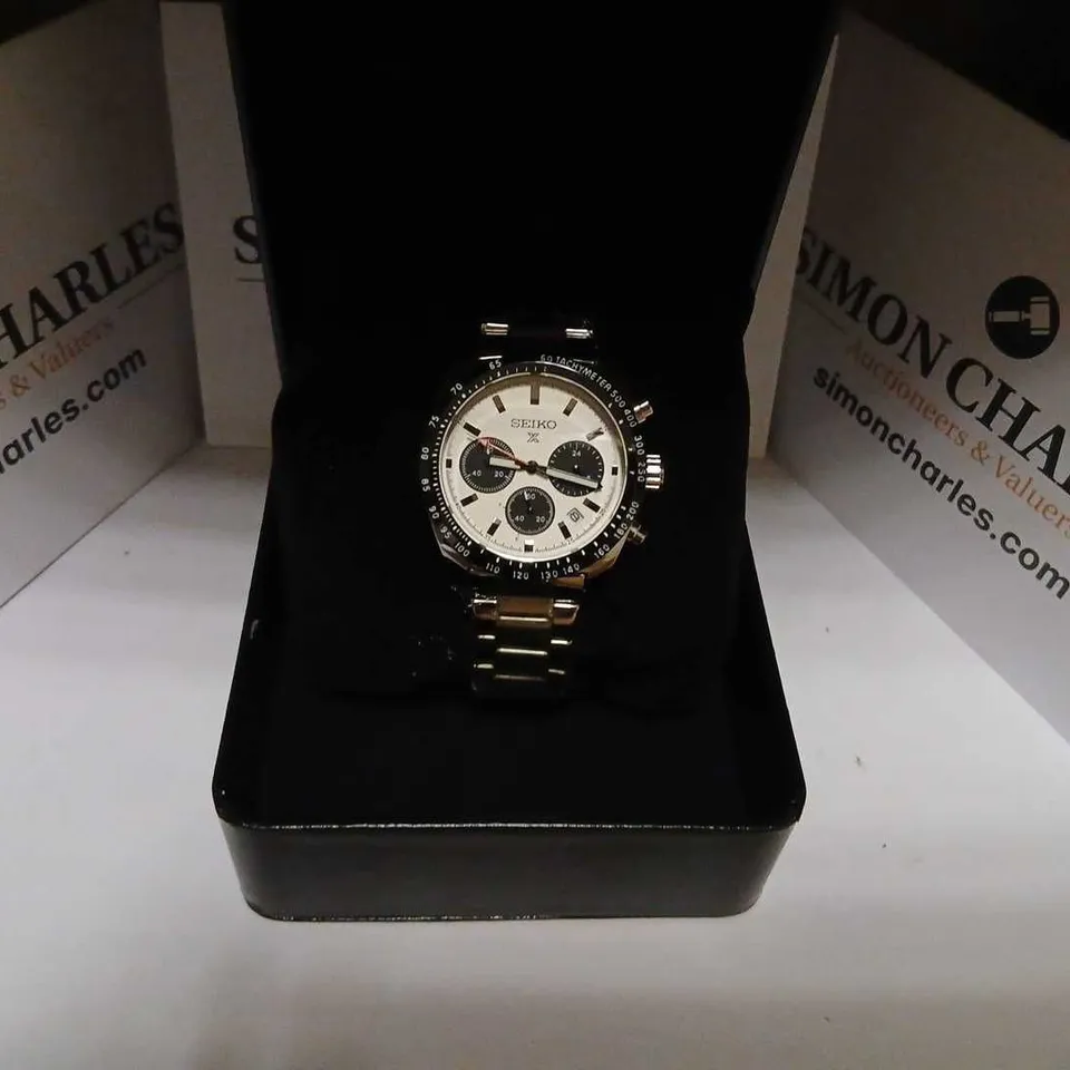 SEIKO CHRONOGRAPH WATCH – TWO-TONE STAINLESS STEEL BRACELET