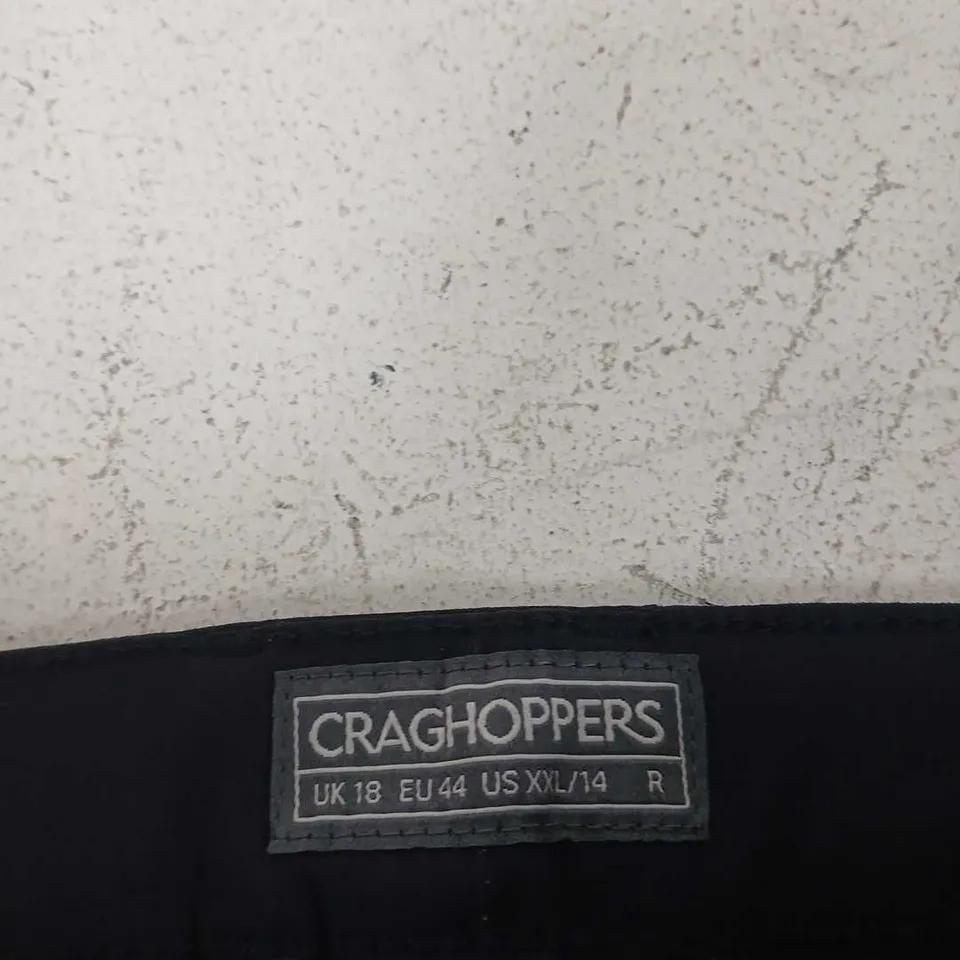 CRAGHOPPERS WOMEN'S OUTDOOR TROUSERS – NAVY, UK 18 (EU 44)