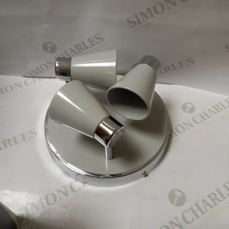 BOXED LOGAN 3 LIGHT SPOTLIGHT PLATE