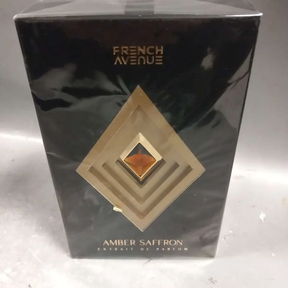 BOXED AND SEALED FRENCH AVENUE AMBER SAFFRON EXTRAIT DE PARFUM 80ML