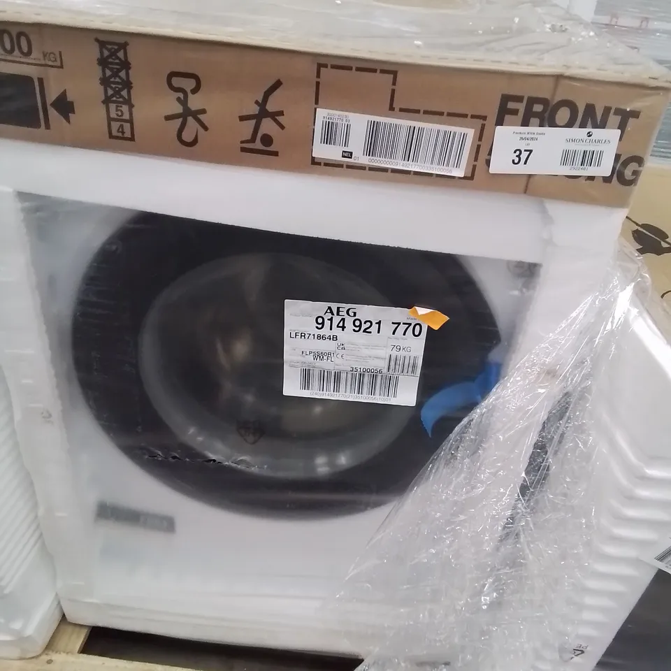 AEG 7000 SERIES PRO STEAM 8Kg WASHING MACHINE WHITE Model LFR71864B RRP £709