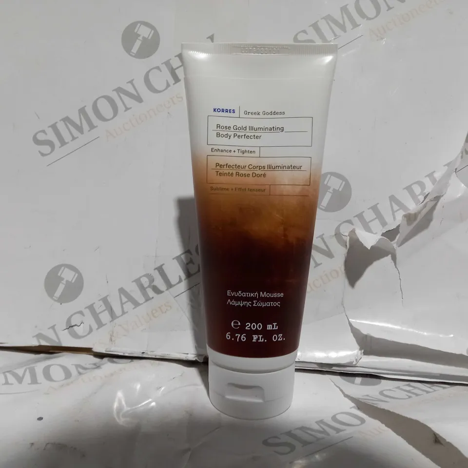 KORRES ROSE GOLD ILLUMINATING BODY PERFECTER - 200ML 