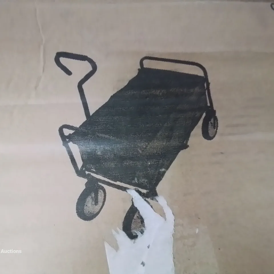BOXED STORAGE TROLLY/CARRY CART
