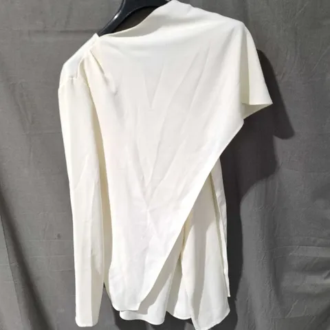RIVER ISLAND STUDIOS WHITE DRAPED TOP β UK 16 (EU 42, US 12) β WOMEN'S CLOTHING