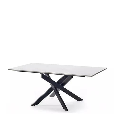 JULIAN BOWEN BRADLEY WHITE MARBLE COFFEE TABLE UNBOXED