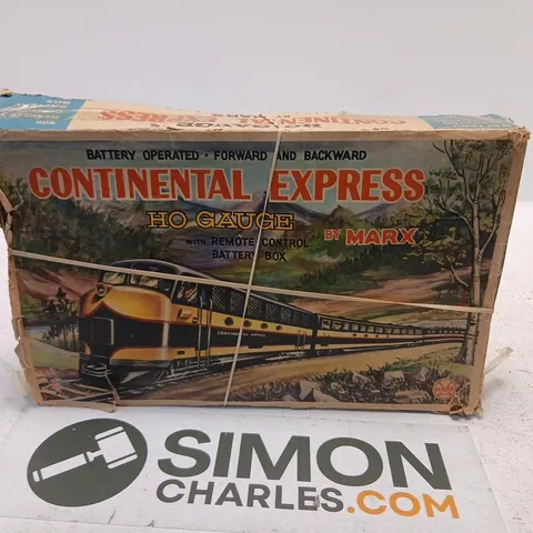 MARX CONTINENTAL EXPRESS HO GAUGE TRAIN SET – BOXED