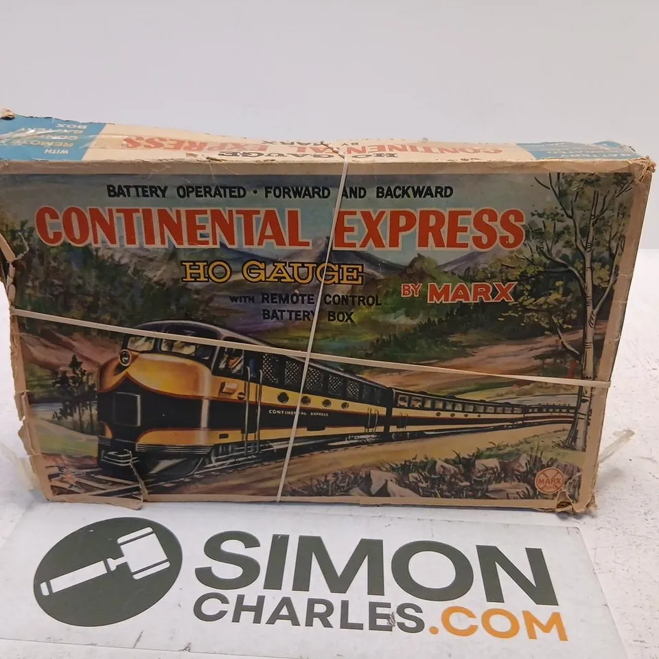 MARX CONTINENTAL EXPRESS HO GAUGE TRAIN SET – BOXED